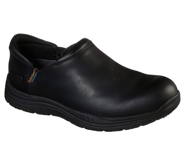 Zapatos de Trabajo Skechers Hombre - Ostego Negro HEFRK8615